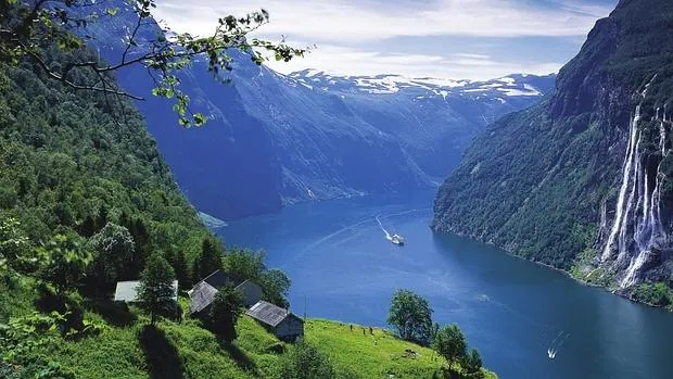 Uno de los espectaculares paisajes de Noruega