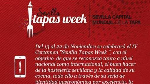 Sevilla Tapas Week 2015 dispone de su aplicación con toda la información necesaria