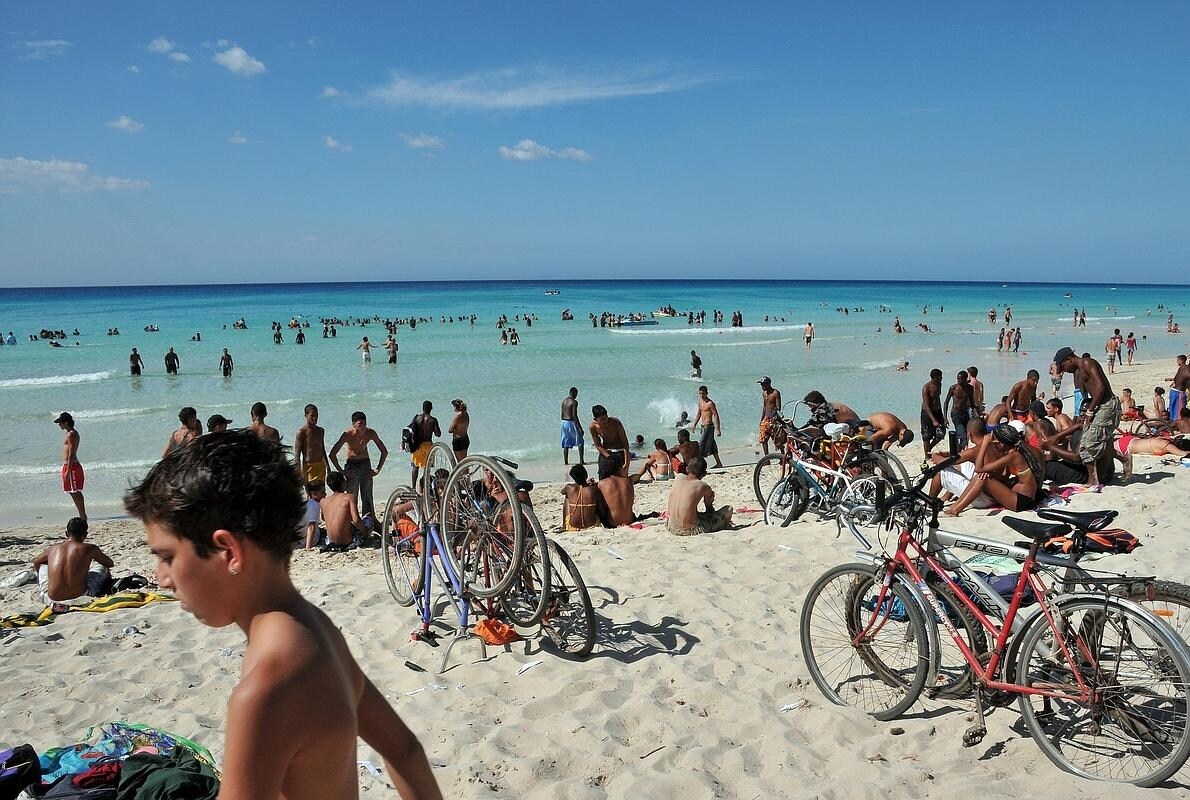 La playa de Varadero, en Cuba