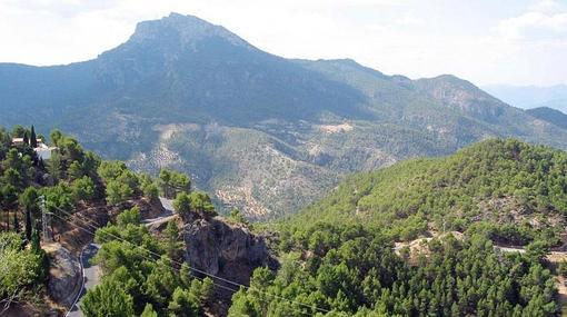 Vista panorámica de la Sierra de Segura