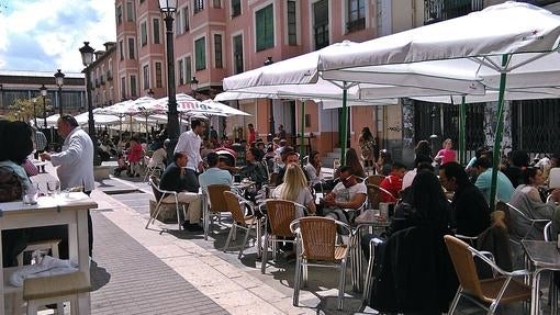 La terraza de Seis Reales, en Aranjuez