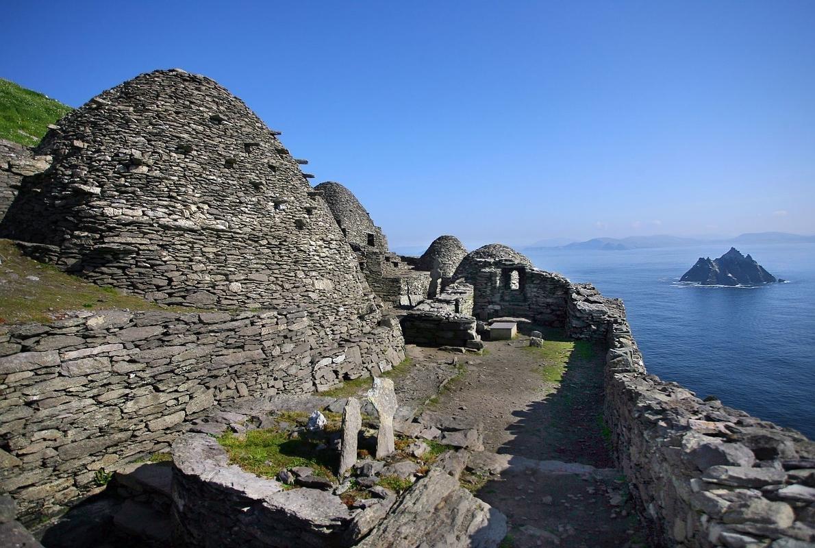 Cabañas con forma de colmena, en Skellig