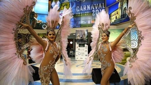 Promoción del carnaval de Cabezo de Torres, en el estand de Murcia