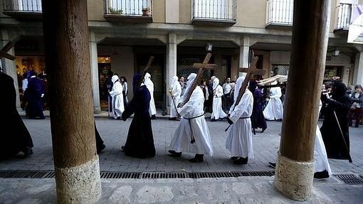 Procesion del Encuentro de Jesus Camino del Calvario con su Madre en Medina de Rioseco