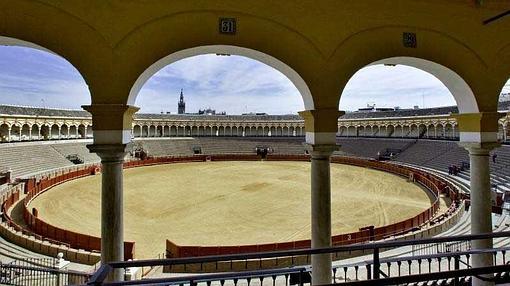 Interior de la plaza de toros de la Maestranza de Sevilla