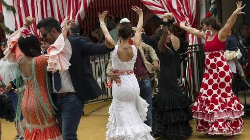 Ambiente en la Feria de Abril