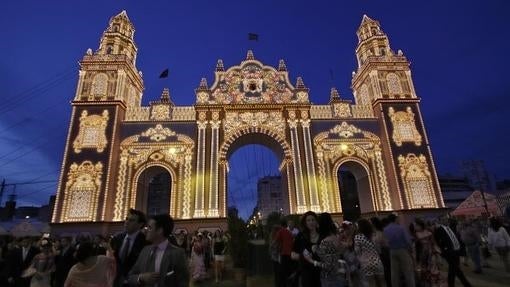 Puerta de entrada al recinto ferial, en la edición de 2015