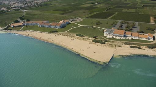 Vista aérea del hotel Atalante, donde se alojará España