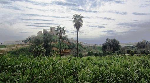 El castillo domina una parte de la ribera del Gadaira. Fuente: andalucia.org