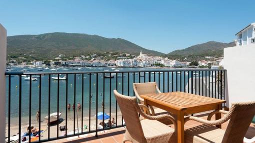 Vista desde Cadaqués desde el hotel Playasol