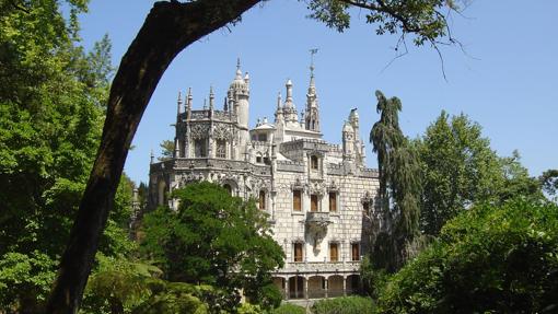 Vistas del Palacio de Regaleira, en el centro histórico de Sintra