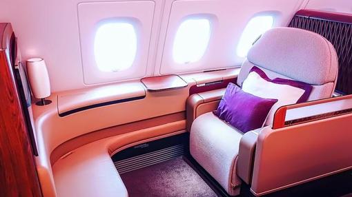 Primera clase de Qatar Airways