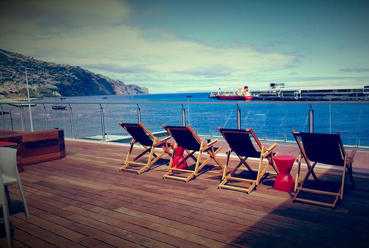 Vista desde la azotea del hotel de Cristiano Ronaldo en Madeira