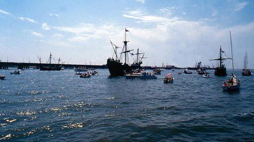 El mar, protagonista en las Fiestas Colombinas. Fuente: andalucia.org