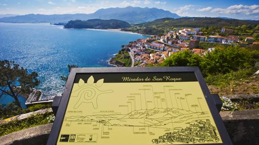 Mirador de San Roque, en Lastres