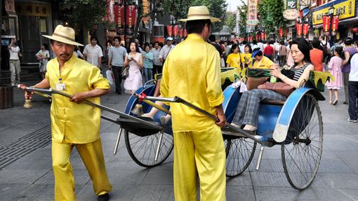 Rickshaws de Nanjing