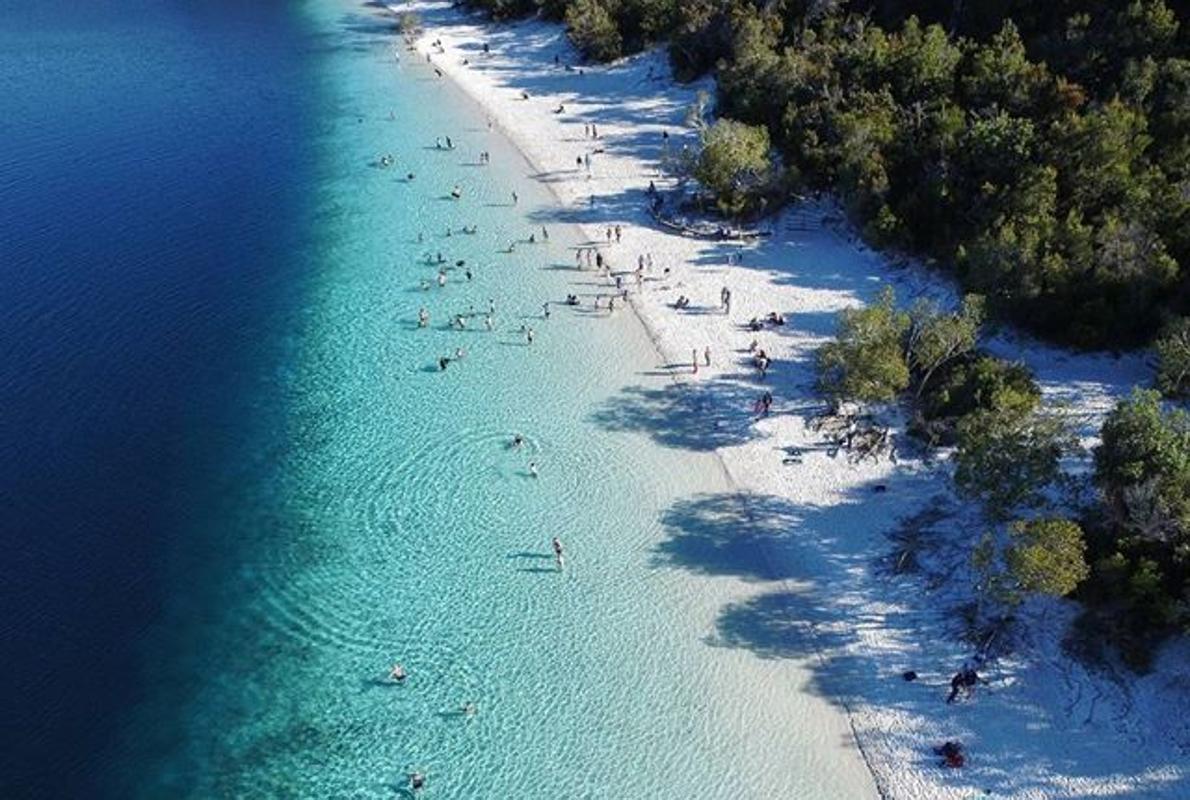 Vista de la playa de Fraser Island, Australia