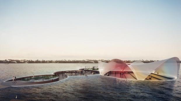 Proyecto de la plaza flotante de West Palm Beach