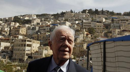 Jimmy Carter en Jerusalén, en una imagen de 2010