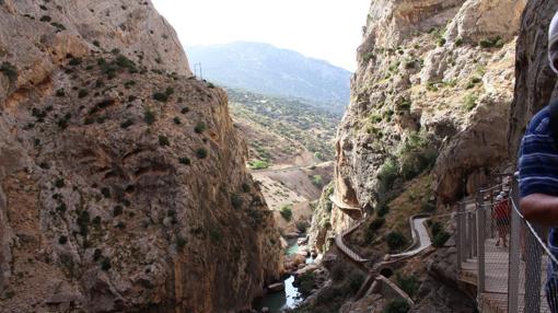 Un tramo del Caminito del Rey