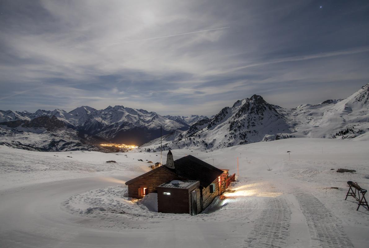 La Glera, a 2.000 metros de altura, en el complejo de esquí Formigal-Panticosa (Pirineo aragonés)