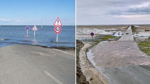 Cinco lugares que desaparecen al subir la marea