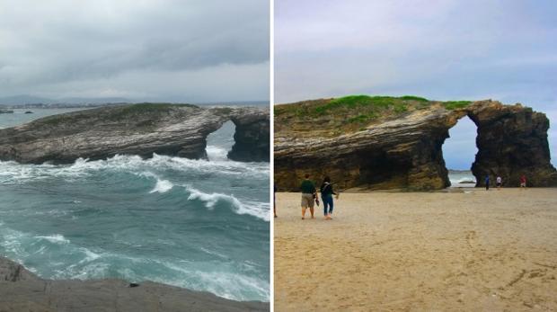 Cinco lugares que desaparecen al subir la marea