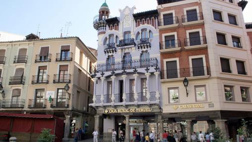 Plaza del Torico, en Teruel