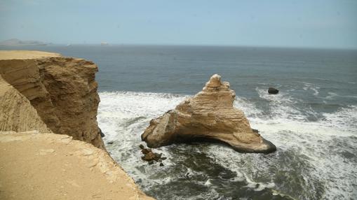 Sector denominado «La catedral», dentro de la Reserva de Paracas