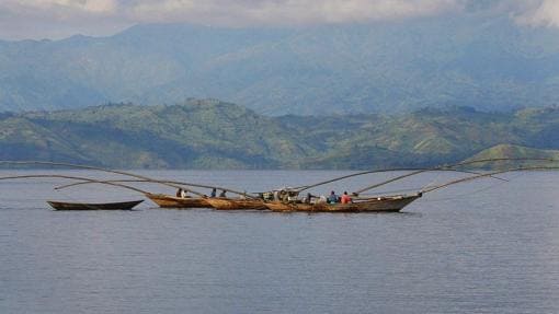 Lago Kivu, en 2009