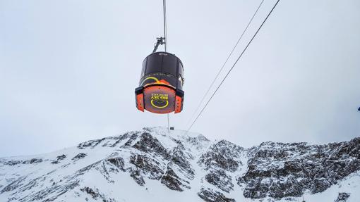 Lone Peak Tram, en las montañas de Montana