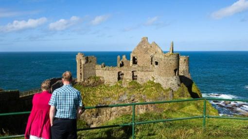 Castillo de Dunluce en el Condado de Antrim