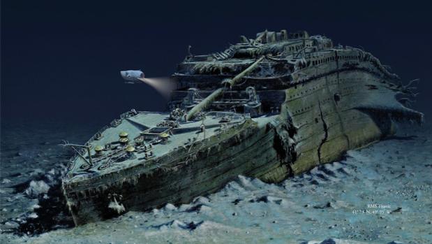 Imagen del Titanic utilizada en la promoción de Blue Marble Private