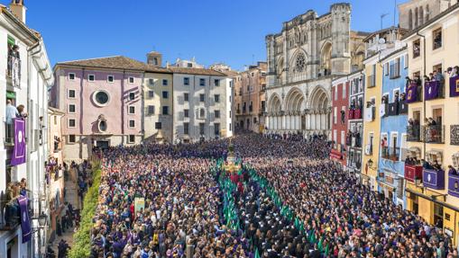 Espectacular imagen de la Semana Santa de Cuenca