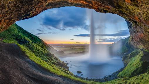 Cascada Seljalandsfoss, en la región de Suðurland.