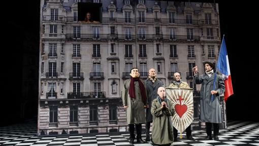 Representación de «Les Parisiens», en el Festival de Aviñón