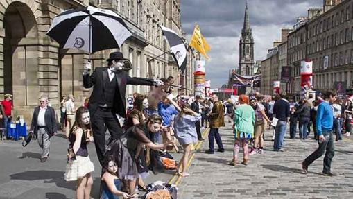 Espectáculos en las calles de Edimburgo