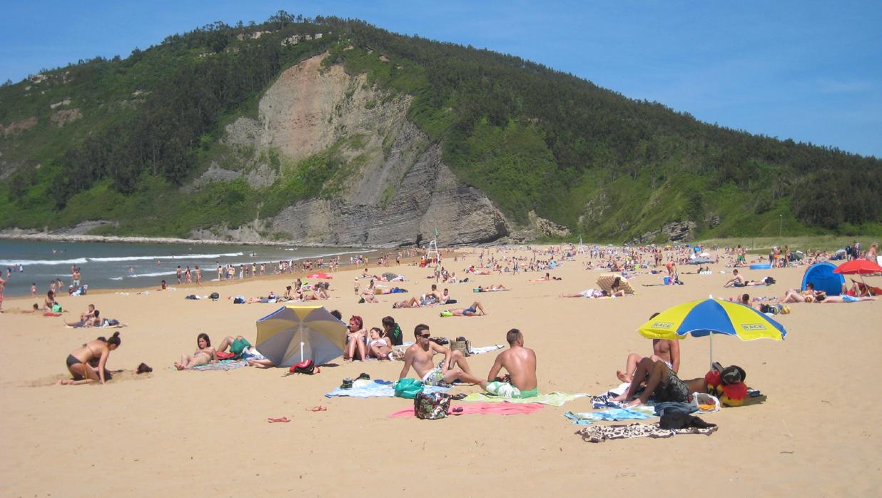 Playa de Rodiles, en Asturias