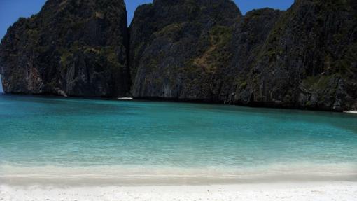 Playa de Maya Bay en Tailandia