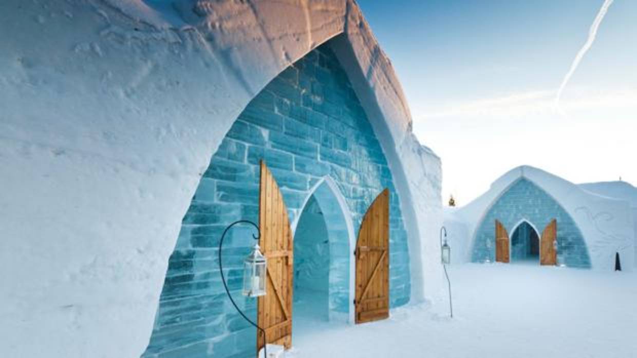 «Hotel de Glace» en Canadá