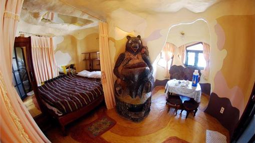 Habitación del oso en «The Crazy House», en Vietnam