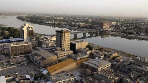 Vista aérea de Bagdad, Iraq