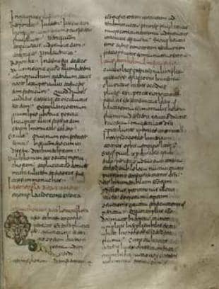 Excerpta Matritensia relativos al Viaje a Tierra Santa de la Monja Egeria (folio 188 del Manuscrito 10018 de la Biblioteca Nacional)