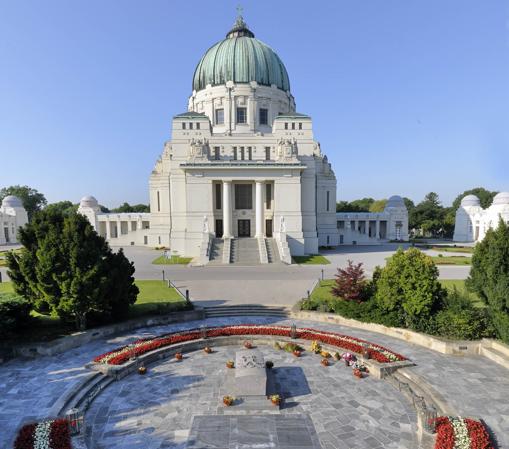 Cripta de los presidentes, en el Cementerio Central de Viena