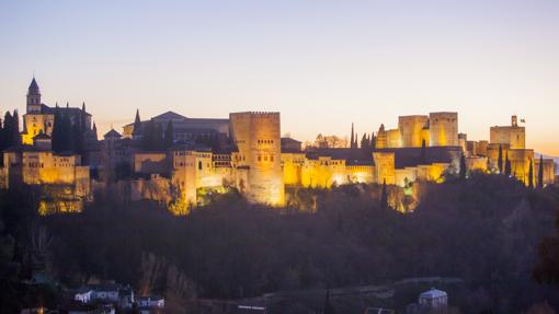 Panorámica de la Alhambra, en Granada