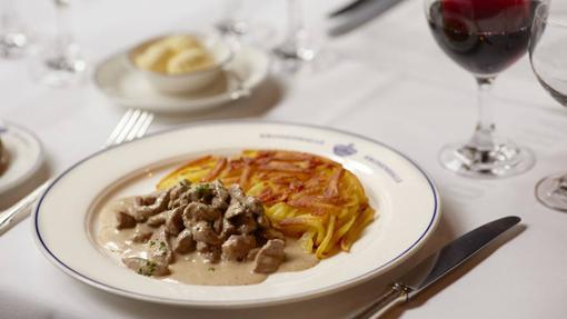 Zürcher Geschnetzeltes con rosti