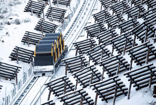 El funicular más empinado del mundo está en Suiza