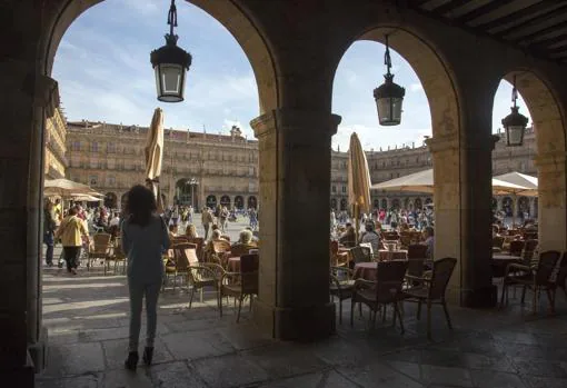 La Plaza Mayor es una de las señas de identidad de Salamanca