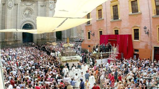 Celebración del Corpus en Granada