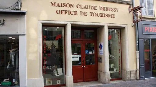 La antigua casa del compositor francés Claude Debussy
